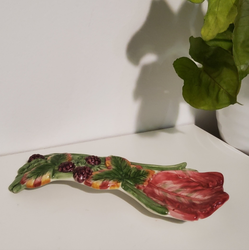 Vintage Fitz and Floyd Essentials Spoon Rest